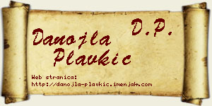 Danojla Plavkić vizit kartica